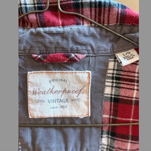 Weatherproof® Vintage Men`s Original long-sleeve flannel shirt - Picture 9 of 11